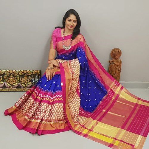 fcity.in - Womens Banarasi Silk Jacquard Semi Stitched Lehenga Choli / Fancy