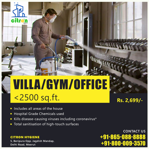 कीटाणुशोधन, सफाई और स्वच्छता सेवाएं