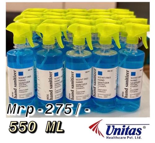Instant Effective Liquid Hand Sanitizer 550ml