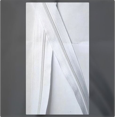 White Polyester Zipper For Ppe Kits