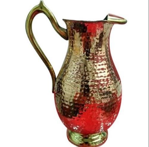 Metal Hammered Copper Drinking Water Jug