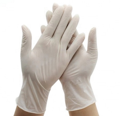 Blue Powder Free Anti Virus Clear Transparent Examination Medical Disposable Pvc Vinyl Gloves