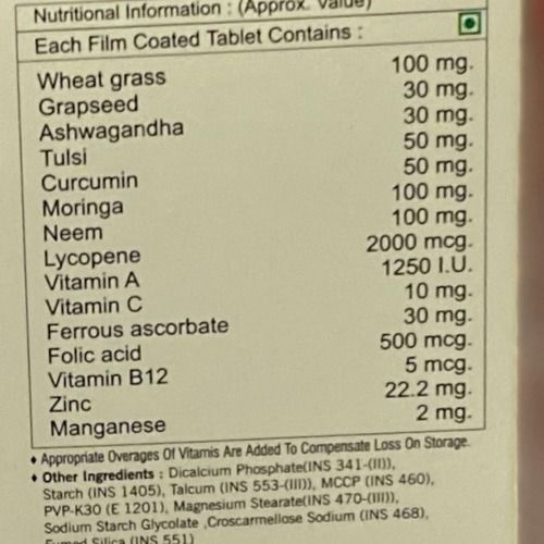 Recharge Plus Herbal Multivitamin Tablet