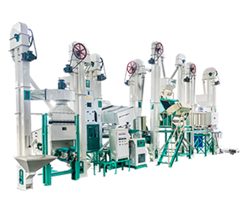 56kw पावर इंडस्ट्रियल इलेक्ट्रिक VMTCP-28 राइस मिल प्लांट 28 टन/दिन क्षमता के साथ