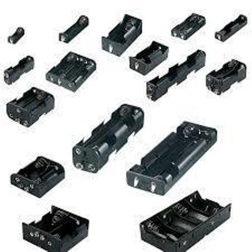 Black Plastic Battery Holders