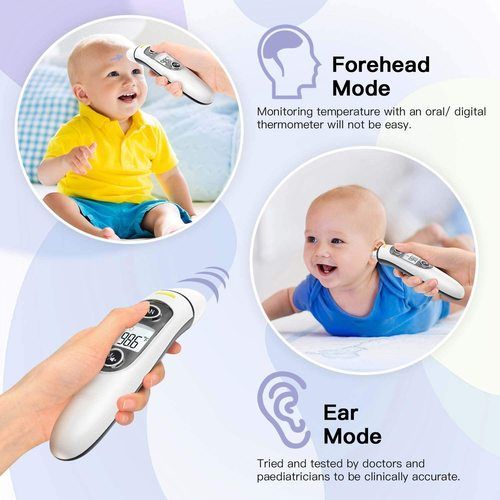 Ear and Forehead Baby Thermometer for Fever