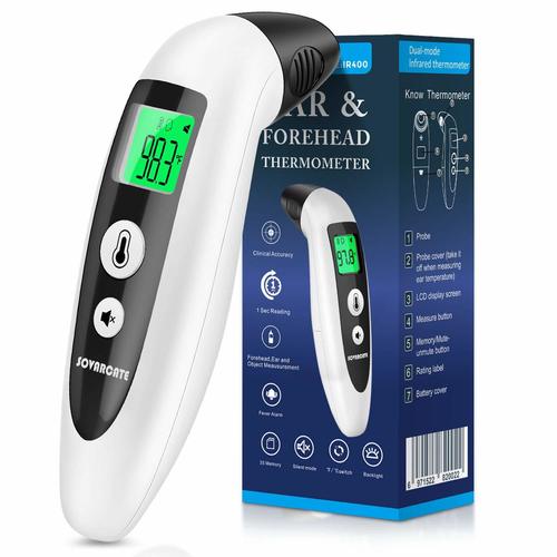 Electronic Ear Thermometer For Fever With Alarm Feature