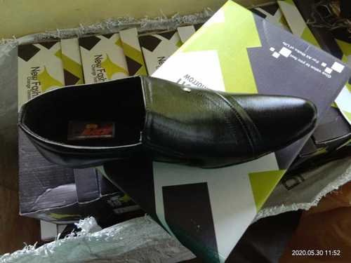 Mens Black Semi Formal Shoes