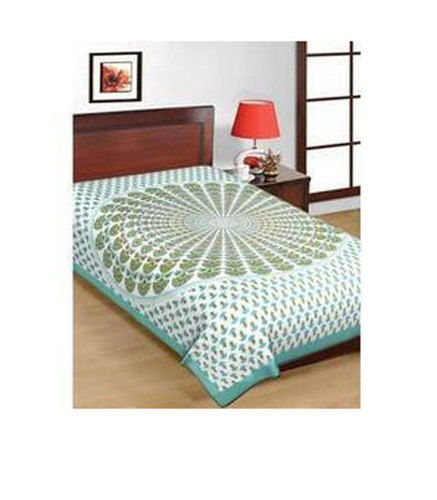 Multicolor Jaipuri Print Bed Sheet