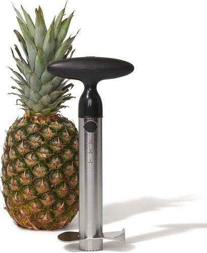 Pineapple Corer-Slicer - 201 Stainless Steel, 18cm Height & 8.5cm Diameter | Effortless Pineapple Cutting Tool