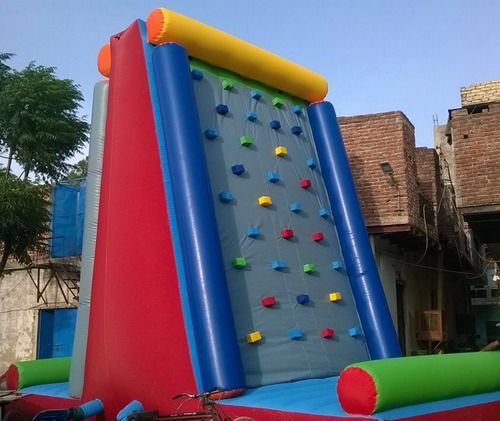 Pvc Coated Cloth Inflatable Climbing Wall