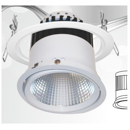 White Ceramic Led Cob Downlights