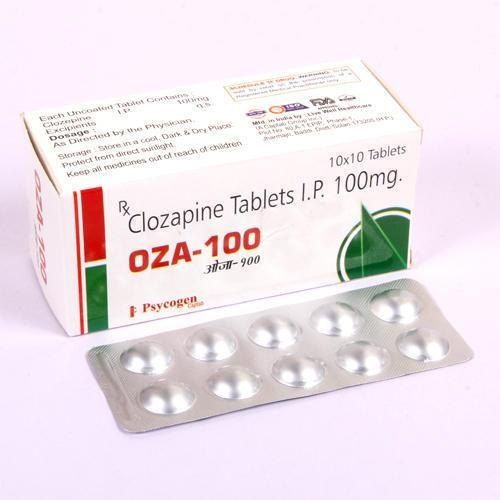 Clozapine Tablet IP 100 mg