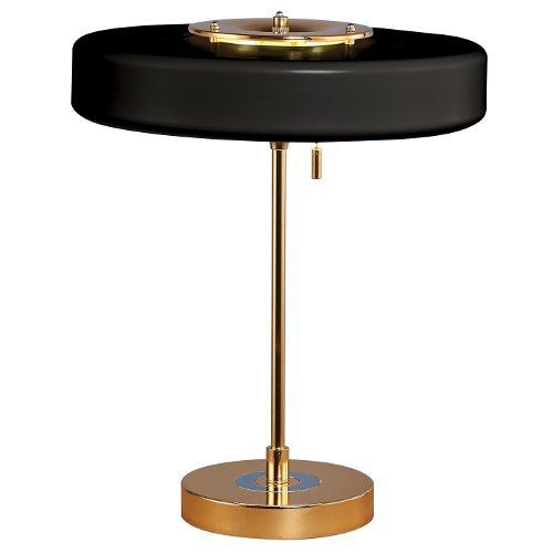 Jaquar Black And Gold Decorative Table Lamp