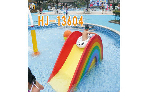 Outdoor Rainbow Kids Water Slide