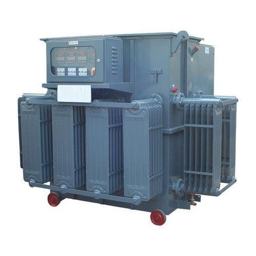 Power Transformer - Mild Steel Construction, Square Shape, Three Phase, Paint Coated Finish