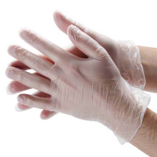 Transparent Vinyl Examination Gloves