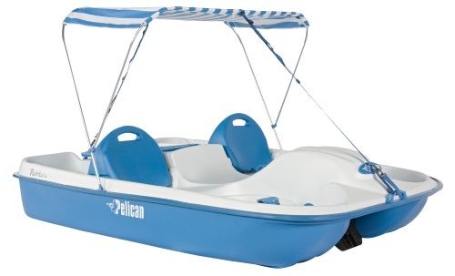 Blue And White Hdpe Pedal Boat