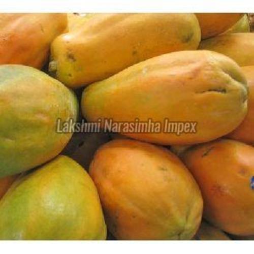 Yellow Fresh Papaya Fruits