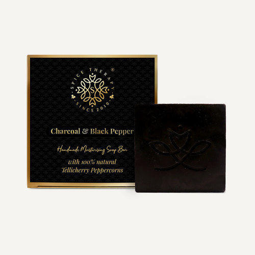 Soft On Skin Charcoal And Black Pepper Handmade Soap Bar