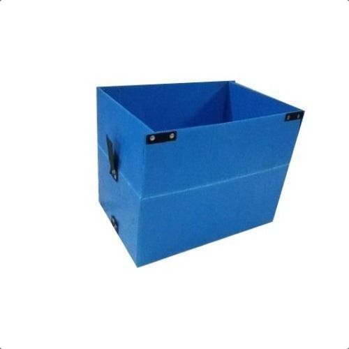 Brown Returnable Polypropylene Blue Box