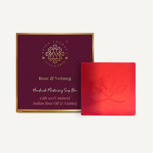 Rose And Nutmeg Handmade Soap Bar