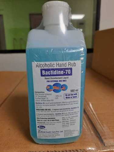 Alcoholic Hand Sanitizer Liquid