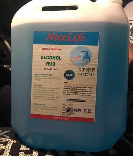 Nice Life Sanitizer Alcohol Rub 5L