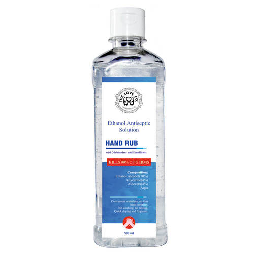 Ethanol Disinfectant Hand Sanitizer 500 ML