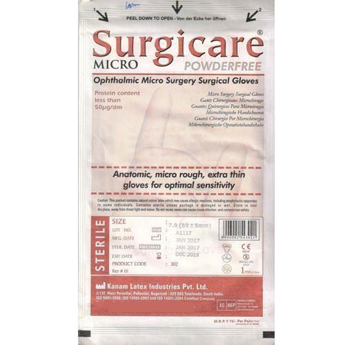 Latex Surgical Ophthalmic Microsurgery Surgical Glove Grade: Medical