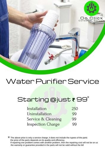 Water Purifier Repairing Service