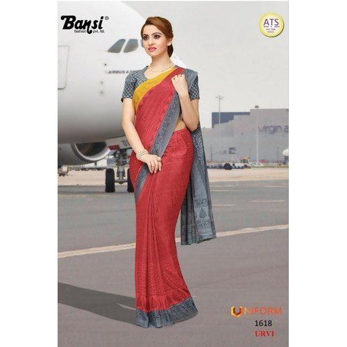 Off White Ready to Wear One Minute Saree In Satin Silk - Clo