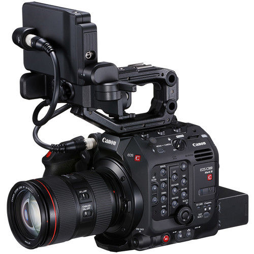  ब्लैक Eos C300 मार्क III डिजिटल सिनेमा कैमरा बॉडी Ef लेंस माउंट (Canon) 