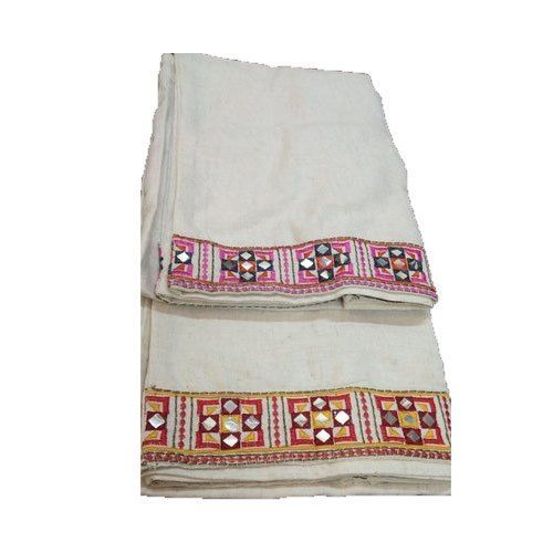 White Ladies Khadi Embroidered Palazzo