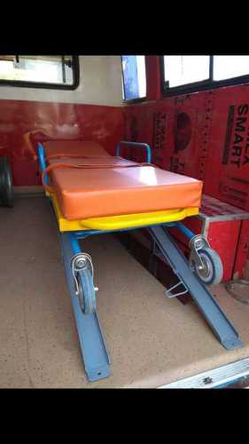 Durable Ambulance Metal Stretcher Trolley