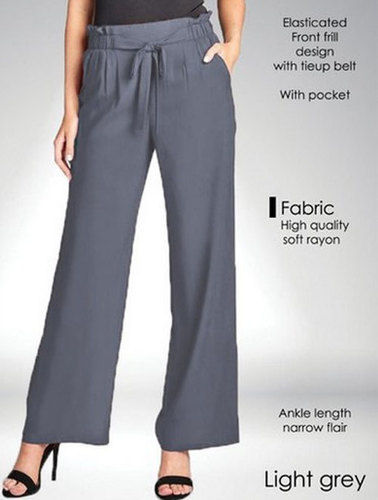 Ladies Designer Knot Parallel Pant