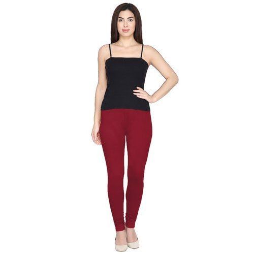 Ladies Maroon Churidar Leggings