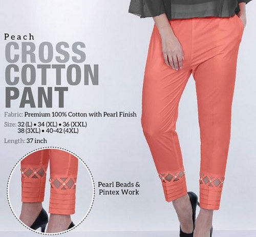 Buy Peach Pants for Women by AVAASA MIX N' MATCH Online | Ajio.com
