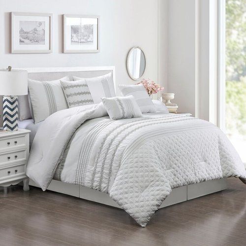 Bedding Ensembles - Standard Size 100% Cotton Bed Sheets | Durable Finish, Easy To Wash, Ideal For Home Use