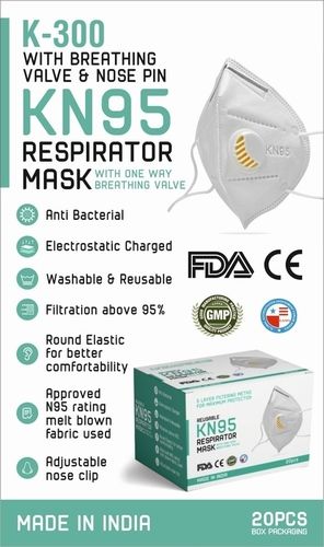 Kn95 Respiratory Mask With Breathing Valve