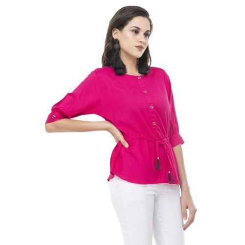 Ladies Casual Wear Rayon Top