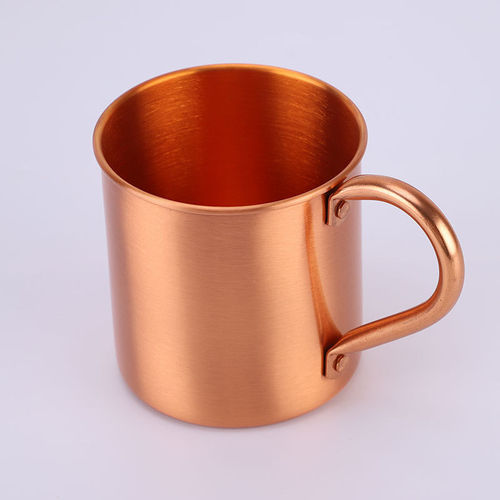 Plain Design Copper Mug Size: Various Sizes Are Available