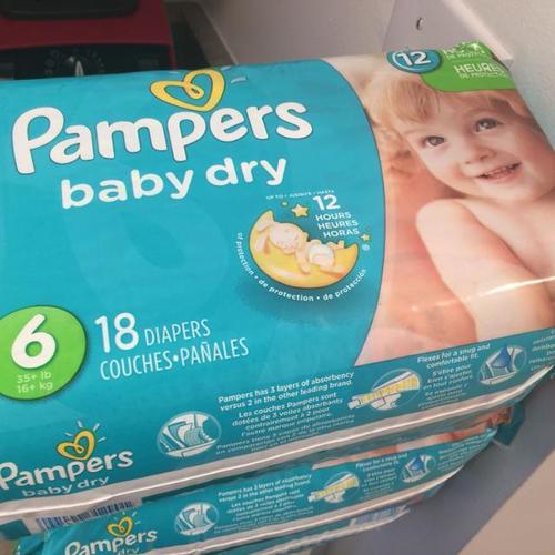 Baby Dry Diapers Newborn, Size 1,2,3 (Pampers)