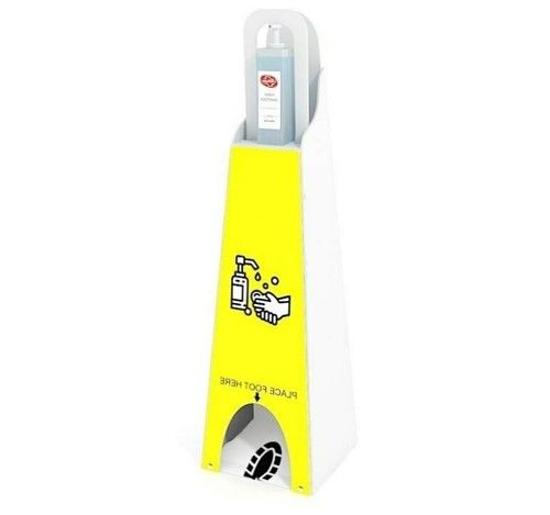 Fold Able Sanitizer Dispenser Stand