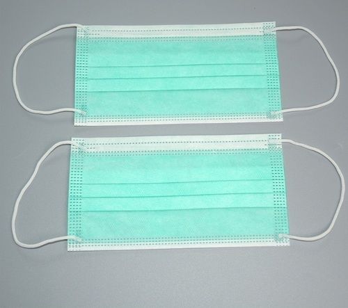 Green Earloop 3 Ply Surgical Mask