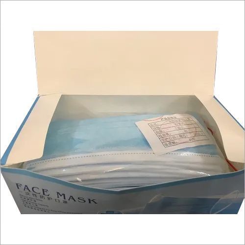 Blue Non Woven Disposable Mask Pads With 2 Free Masks