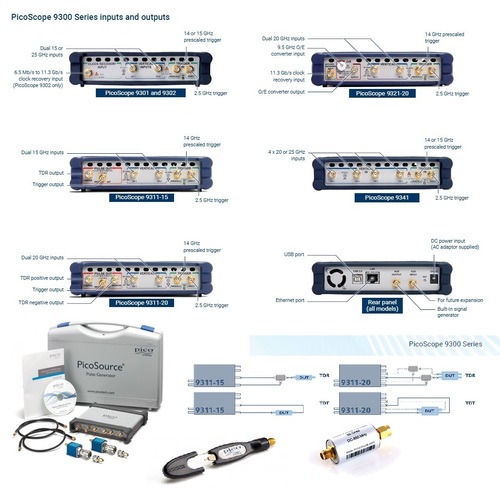 Tdr/Tdt और ऑप्टिकल मॉडल के साथ 25 Ghz तक व्हाइट पिकोस्कोप 9300 सीरीज़ सैंपलिंग ऑसिलोस्कोप