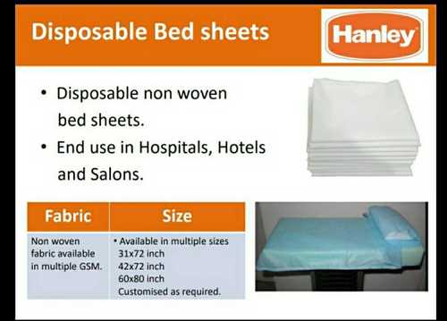 Plain Disposable Bed Sheet