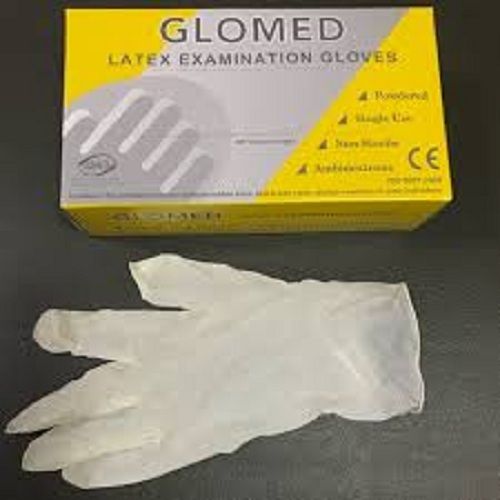 White Powdered And Powder Free Disposable Latex Examination Gloves