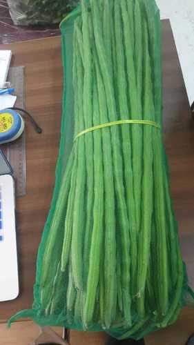 Green Colour Transparent Drumstick Packing Bag